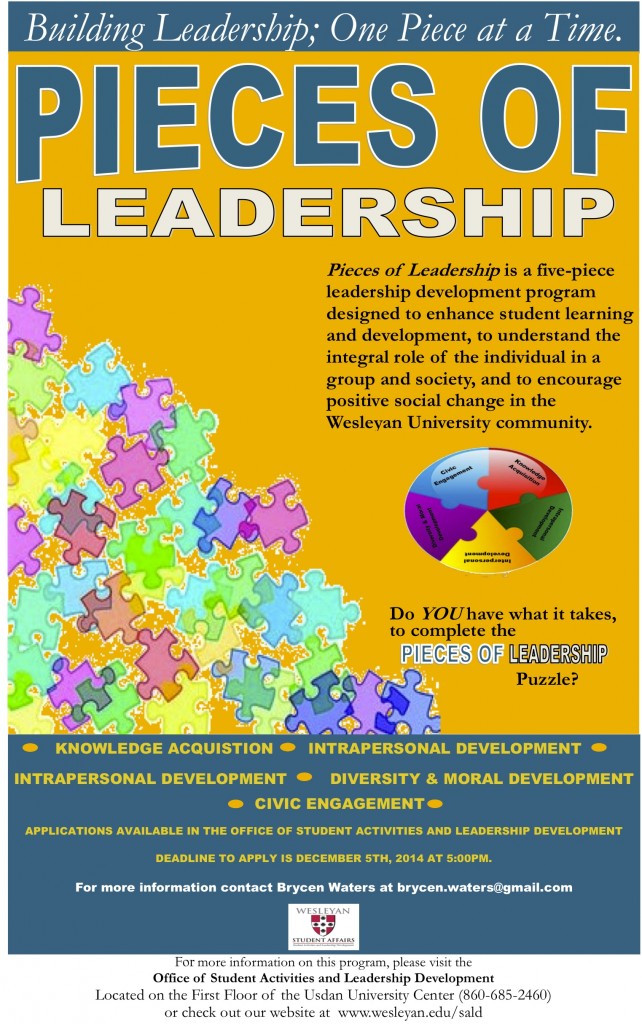 Pieces of Leadership Flyer