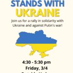 Wesleyan Stands with Ukraine Rally